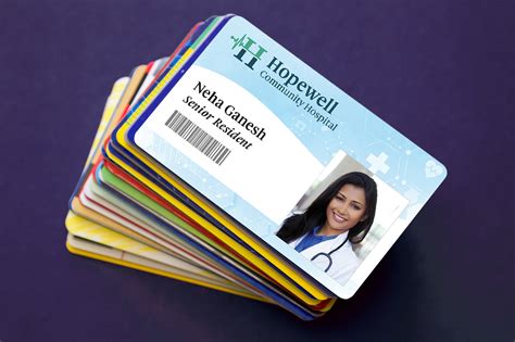 portrait pvc id card